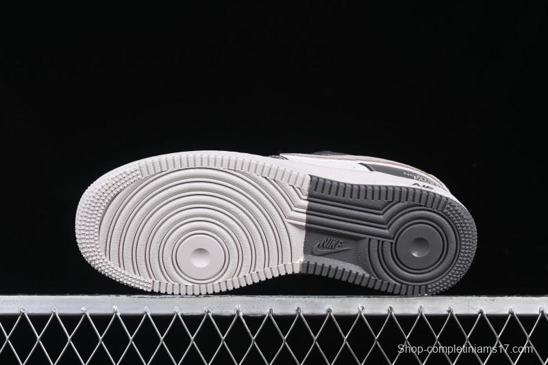 Nike Air Force 1 '07 Low North Face Collaboration Light Grey Two-Tone Low-Top Casual Sneakers - DM6688-046