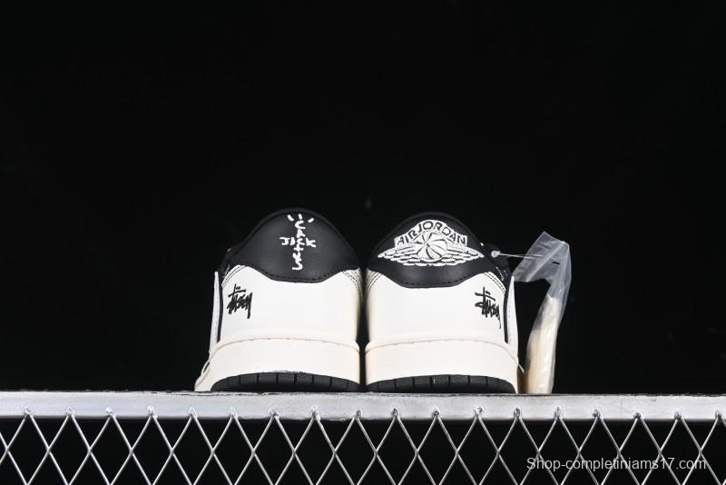 Nike Travis Scott x Fragment Design x Air Jordan 1 Low OG SP AJ1 Low Top Casual Sneakers - SJ2068-121