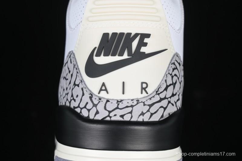Nike Air Jordan 3 Retro White Cement Reimagined Basketball Shoes - DN3707-100