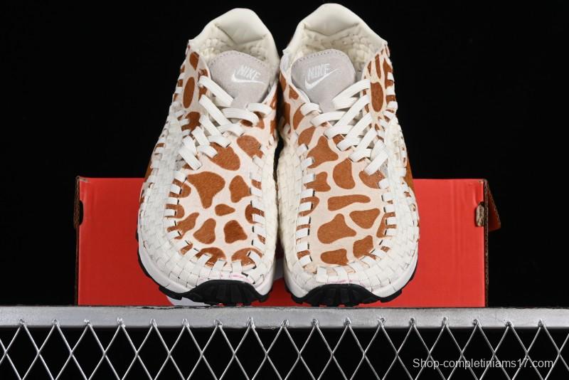 Nike Air Footscape Woven Asymmetrical Weave Slip-Resistant Low-Top Lifestyle Casual Shoes - FB1959-100
