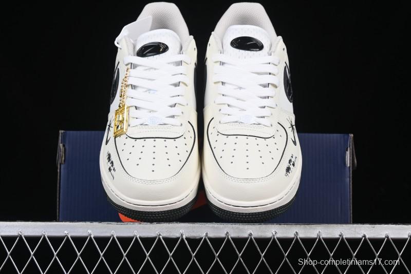 Nike Air Force 1'07 Low "Night Gun Hole" Casual Sneakers - FB1893-999