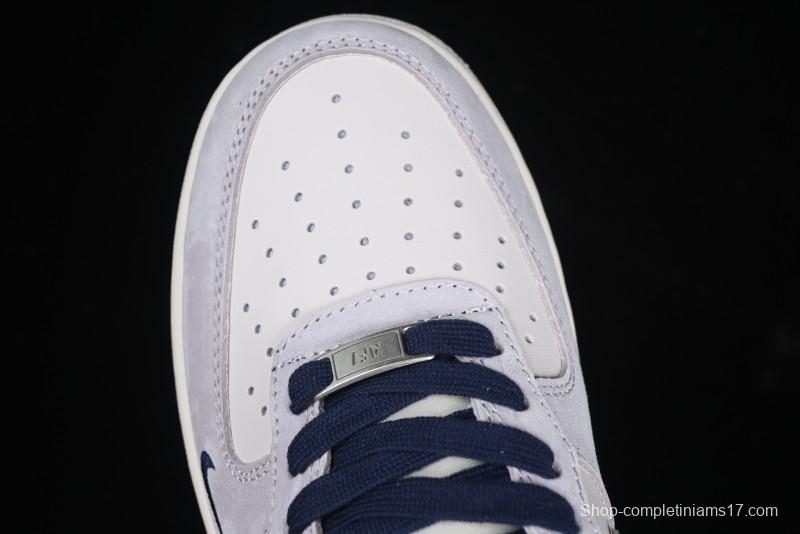 Nike Air Force 1 '07 Low The North Face Collaboration Blue Swoosh Logo Casual Sneakers - XZ6188-913
