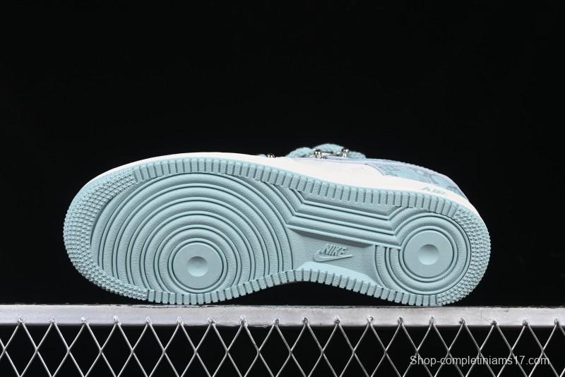 Nike Air Force 1 '07 Low Green Snake Lace-Up Casual Sneakers - KK1988-023