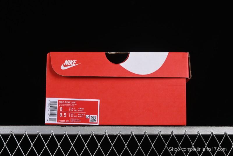 Nike Dunk Low SB Grey Gum Retro Skate Shoes with Suede Overlays - FV0389-100