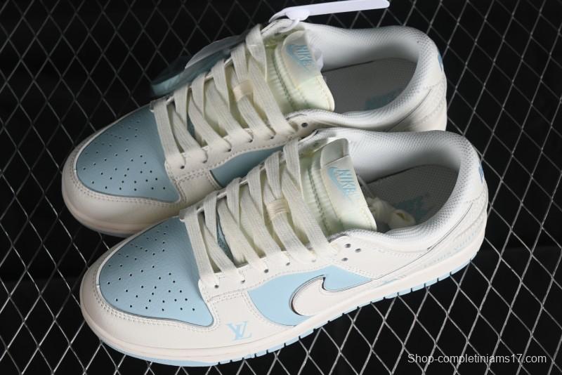 Nike SB Dunk Low LV Collaboration Anniversary Edition Premium Custom Low-Top Casual Sneakers - BB8766-209