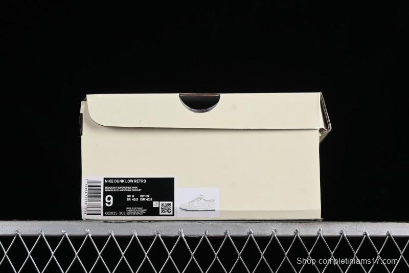 Nike SB Dunk Low LV Collaboration - Double Swoosh Beige Blue Anniversary High-End Custom Low-Top Casual Skate Shoes - XX2025-308