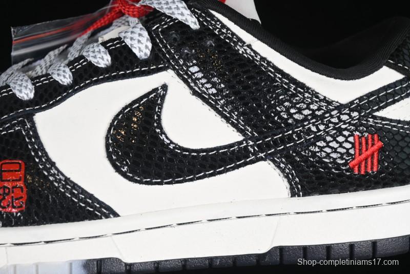 Nike SB Dunk Low UN Collaboration Year of the Snake Limited Edition Dual-Tone Black Snake Anniversary Custom Low-Top Casual Skate Shoes - AG3702-853