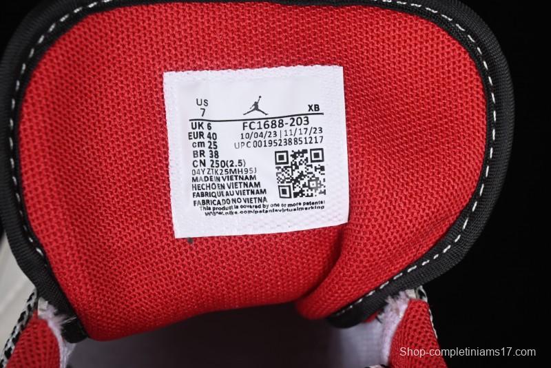 Nike Air Jordan 1 Low Supreme Collaboration Year of the Snake Limited Edition Retro Basketball Shoes - FC1688-203