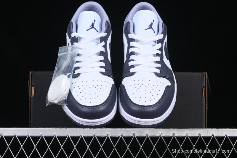 Nike Air Jordan 1 Low AJ1 Haze Purple Casual Lifestyle Sneakers - 553558-145