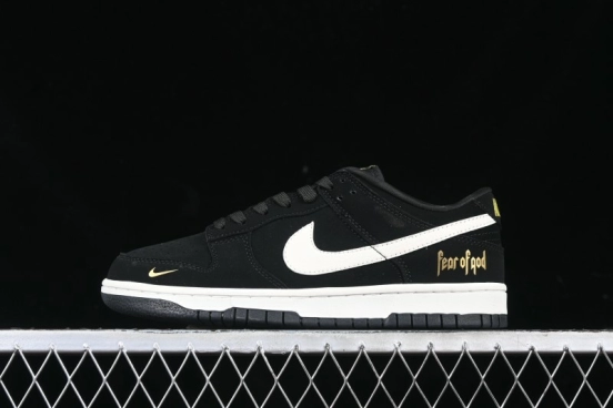 Nike SB Dunk Low FOG Collaboration - Anniversary High-End Custom Low-Top Casual Sneakers - KK1333-016