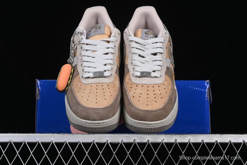 Nike Air Force 1 '07 Low Garfield Casual Sneakers - CD1212-333