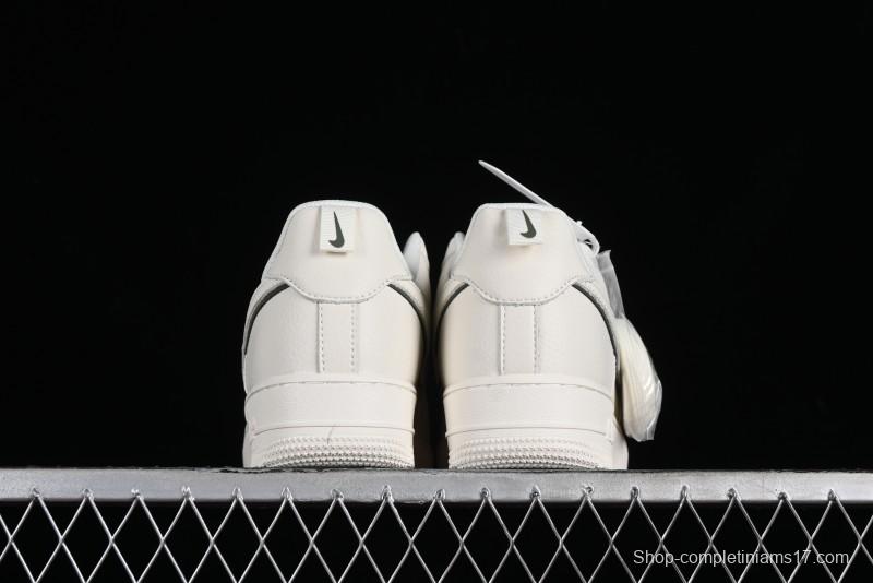 Nike Air Force 1 '07 Low Classic Military Green Mini Swoosh Starry Sky Casual Sneakers - MJ0319-022