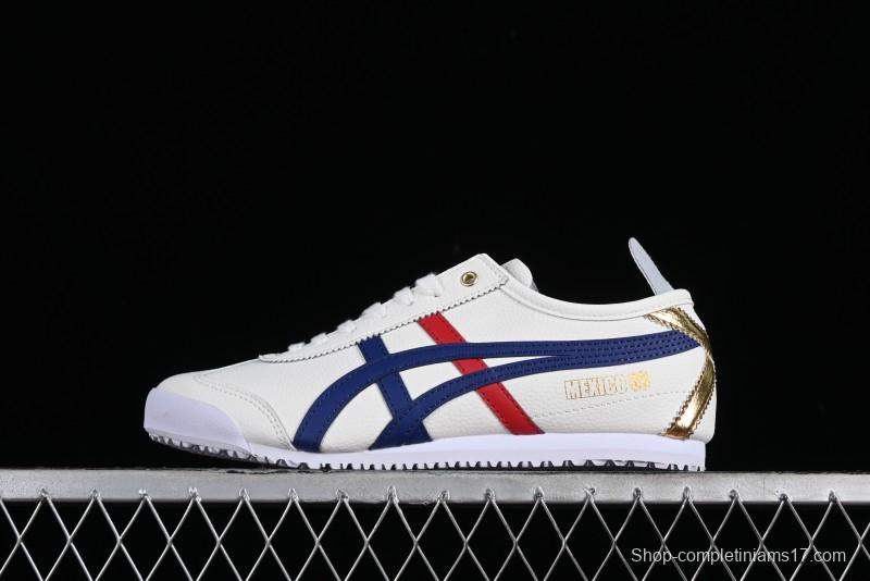 Onitsuka Tiger Mexico 66 Low-Top Leather Sneakers for Casual Running - D507L-0152