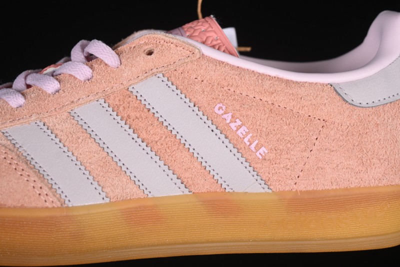 Adidas Originals Gazelle Indoor Retro Casual Slip-Resistant Wear-Resistant Low-Top Skate Shoes - IE2946