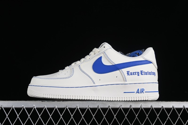 Nike Vlone x Air Force 1 '07 Low Collaboration Light Blue Casual Sneakers - AA5360-011