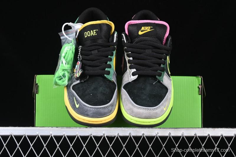 Nike Dunk Low "What The Ducks" Oregon Ducks Football Team Low-Top Casual Sneakers - HV1454-001