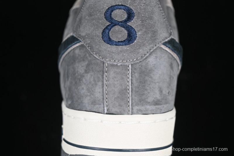 Nike Air Force 1'07 Low "Black Eight" Custom Casual Sneakers for Autumn Winter - YD2425-808