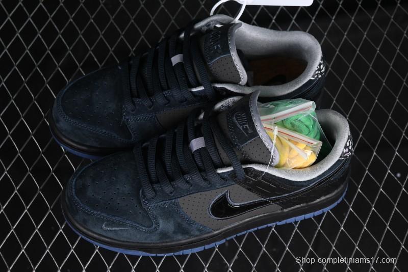 Nike Division Street Dunk Low "Oregon Black" Hidden Colorway Low-Top Casual Sneakers - HV1470-001