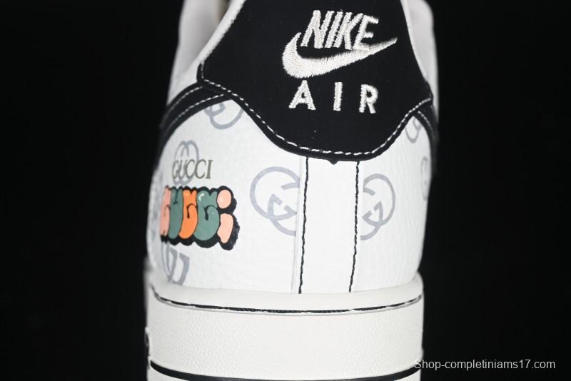 Nike Air Force 1 '07 Low Gucci Collaboration Classic Pattern Low-Top Casual Sneakers - CH6336-516