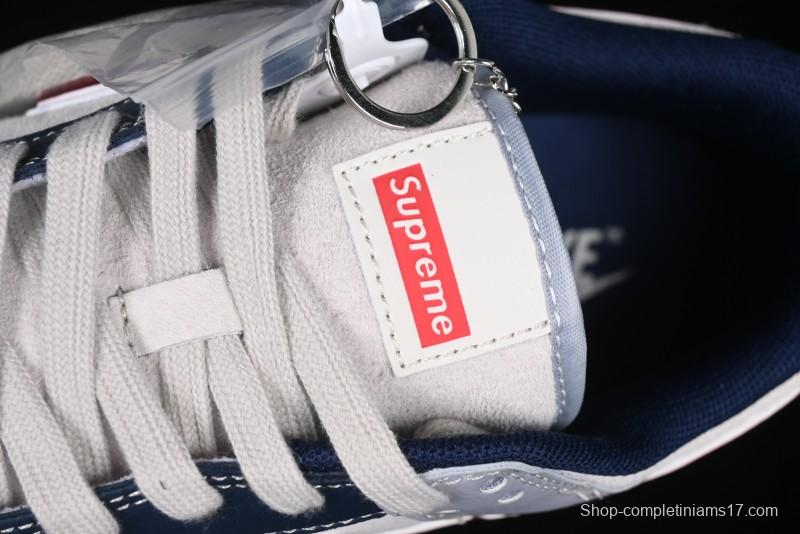 Nike SB Dunk Low Supreme Collaboration Anniversary Custom Low-Top Casual Sneakers - DM6868-045
