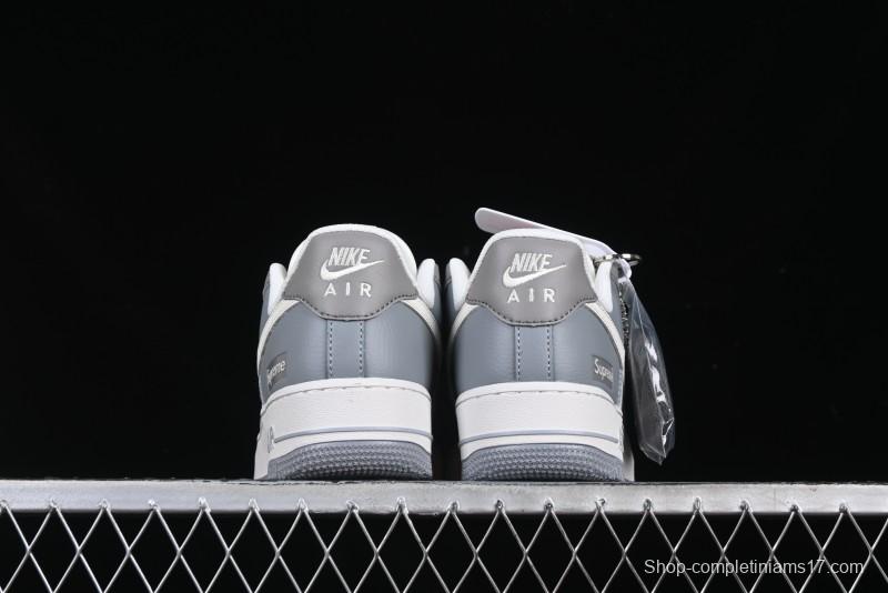 Nike Air Force 1 '07 Low Supreme Collaboration Polka Dot Swoosh Casual Sneakers - DM6688-023