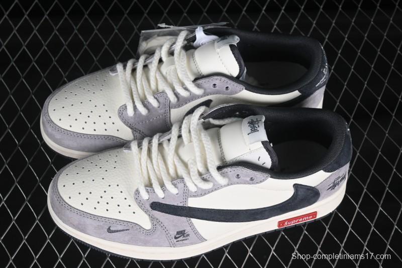 Nike Travis Scott x Fragment Design x Air Jordan 1 Low OG SP AJ1 Sneakers - SJ2068-140
