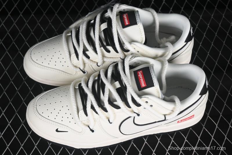 Nike SB Dunk Low Supreme Collaboration Anniversary High-End Custom Low-Top Casual Sneakers - YX5066-259
