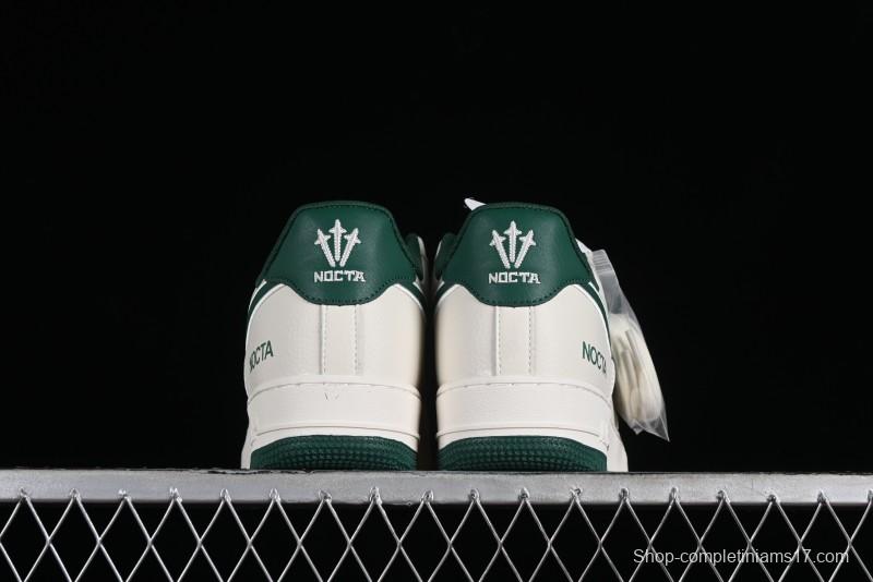 Nike Nocta x Nike Air Force 1 '07 Low Casual Sneakers with Reflective 3M Details and Full-Length Air Cushion - NO0224-025