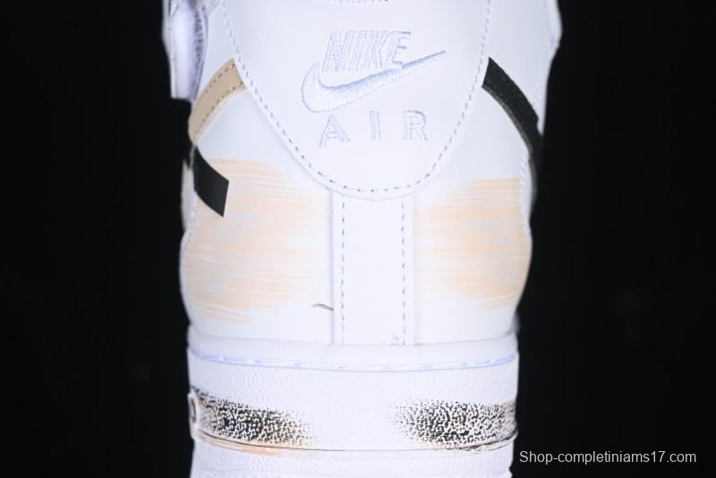 Nike Air Force 1 '07 Mid Broken Hook Spray Paint Anime Theme Casual Sneakers - ZH0316-058