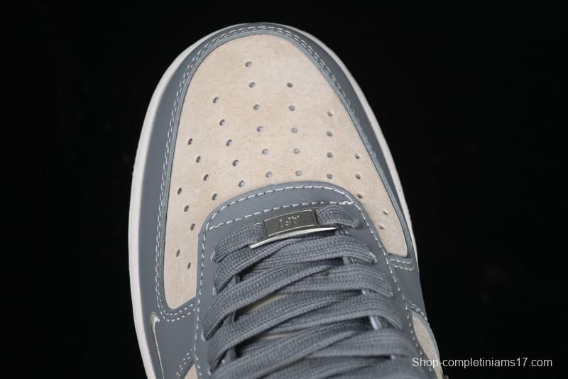 Nike Air Force 1 '07 Low The North Face Collaboration Light Blue Gum Sole Low-Top Casual Sneakers - DM6688-022