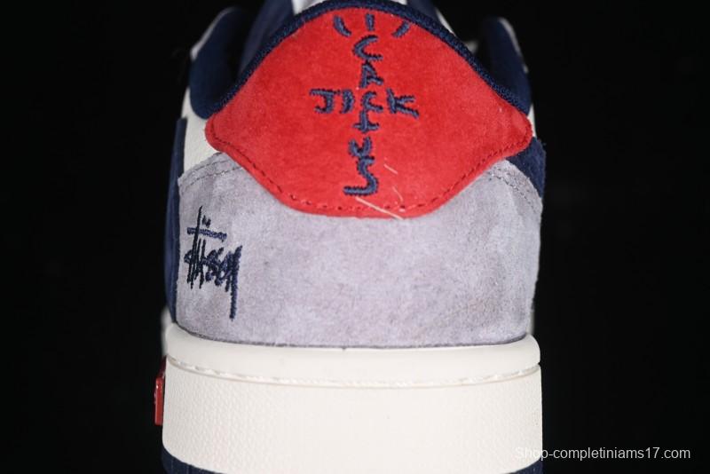 Nike Travis Scott x Fragment Design x Air Jordan 1 Low OG SP AJ1 Retro Sneakers - SJ2068-141