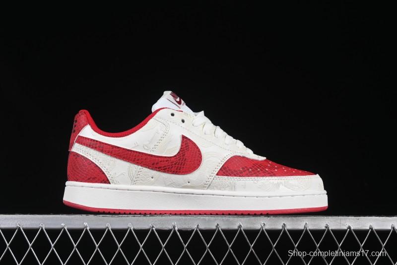 Nike Court Vision Lo 2025 Year of the Snake Theme Campus Casual Sneakers - CD5463-100