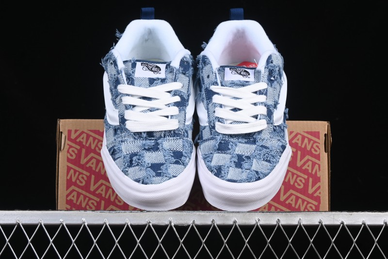 Vans Knu Skool Washed Tie-Dye Low-Top Casual Skate Shoes - VN000CS0239