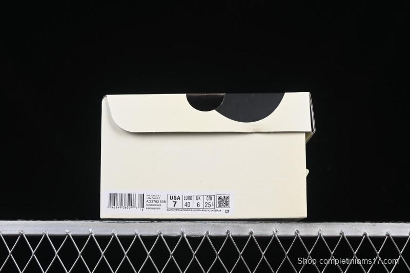 Nike Travis Scott x Fragment Design x Air Jordan 1 Low OG SP AJ1 Low Top Casual Sneakers - AG3702-808