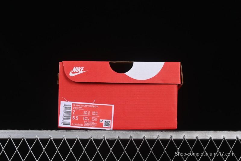 Nike Zoom Vomero 5 Retro Casual Running Shoes with Lightweight EVA Midsole - FJ2028-001