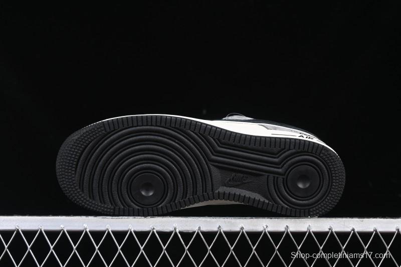 Nike Air Force 1'07 Low The North Face Collaboration Black Beige Grey Casual Sneakers - XZ6188-976
