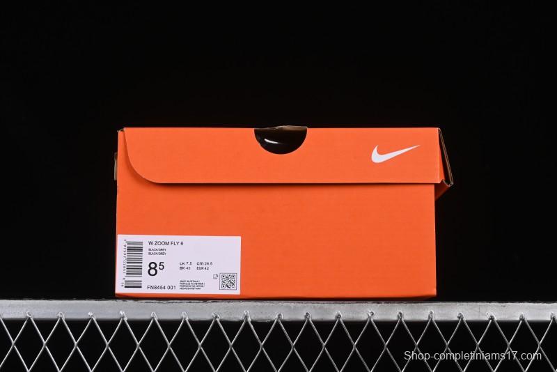 Nike Zoom Fly 6 Lightweight Responsive Running Shoes with Carbon Fiber Plate - FN8454-001