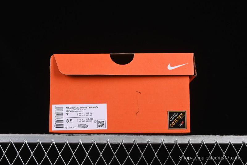 Nike Infinity Run 4 Gore-Tex Waterproof Road Running Shoes with ReactX Foam - FB2204-002