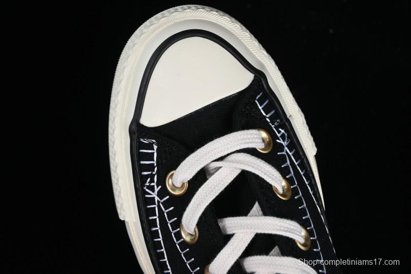 Converse All Star Lift Platform Sneakers with Daisy Stitch Detail - A08731C