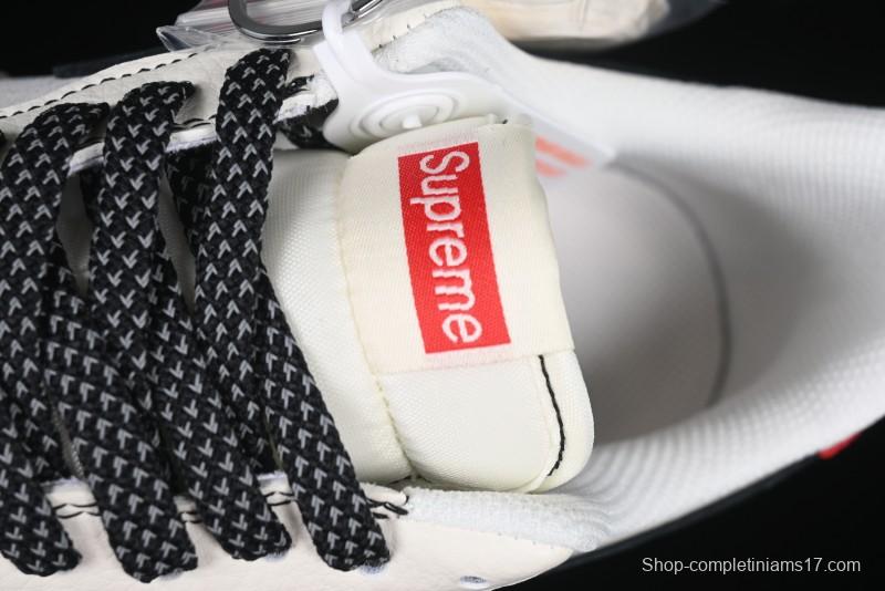 Nike Air Force 1 '07 Low Supreme Collaboration Casual Sneakers in Beige Black Red - BB7518-019