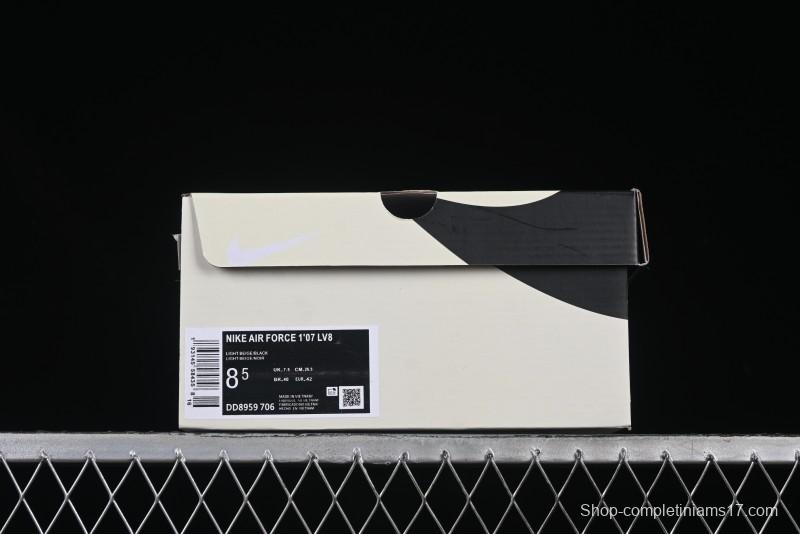 Nike Air Force 1 '07 Low Ted x Portland Triple Collaboration Reflective Black Casual Sneakers - DD8959-706