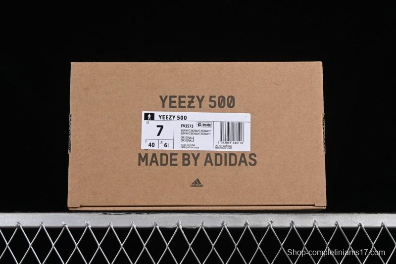 Adidas Yeezy 500 Bone White Casual Running Shoes - FV3573