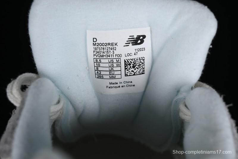 New Balance 2002 Series Retro Casual Running Shoes with Upgraded N-ERGY Cushioning - M2002REK