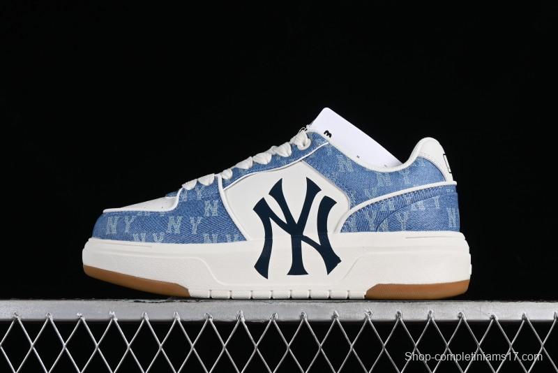 MLB Chunky Liner Basic Height Increasing Platform Sneakers with 6cm Inner Lift - 3ASXCLD4N50BLS