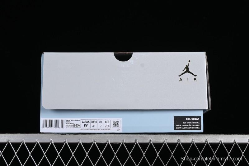 Nike Air Jordan 6 Retro Paris Olympics Sneakers with Metallic Gold Accents - DQ4914-074