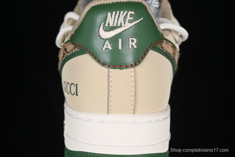 Nike Air Force 1 '07 Low Gucci Collaboration Lace-Up Low-Top Casual Sneakers - SJ1198-102