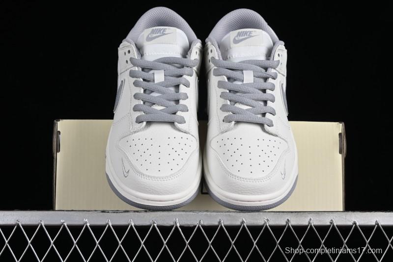 Nike SB Dunk Low NYC Collaboration Light Gray Low-Top Casual Skate Shoes - NC2103-302