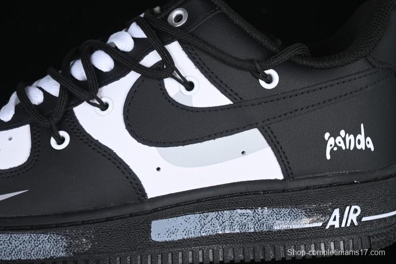 Nike Air Force 1 '07 Low Panda Smiley Low-Top Casual Sneakers - CV9879-542