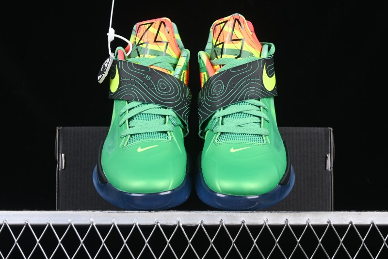 Nike KD 4 Weatherman All Star Basketball Shoes with Zoom Air Cushion and Adaptive Fit System - FN6247-300