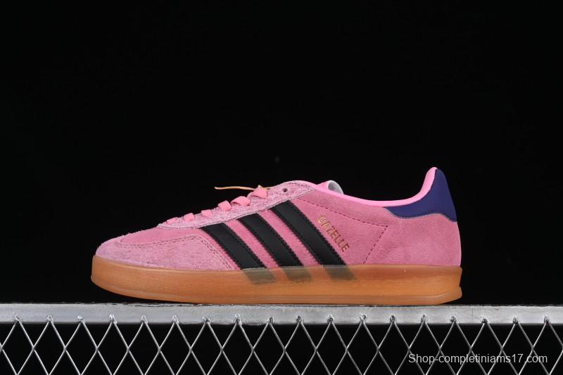 Adidas Originals Gazelle Indoor Retro Casual Slip-Resistant Wear-Resistant Low-Top Sneakers - IE7002